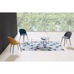 3660141226263-Table basse LAZY - L93 x P50 x H40 cm - pieds acier noir - plateau noir--2