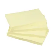 Global Notes - Pack de 12 Blocs - Notes adhésives 100 feuilles - 75 x 125 mm - jaune