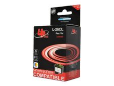Cartouche compatible Lexmark 26 - cyan, magenta, jaune - Uprint