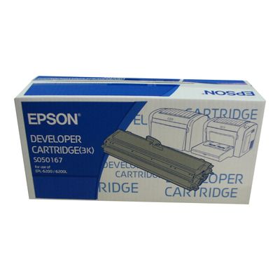 0103436045680-Epson S050167 - noir - cartouche laser d'origine-Avant-2