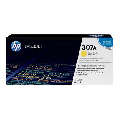 884420306207-HP 307A - jaune - cartouche laser d'origine-Avant-1