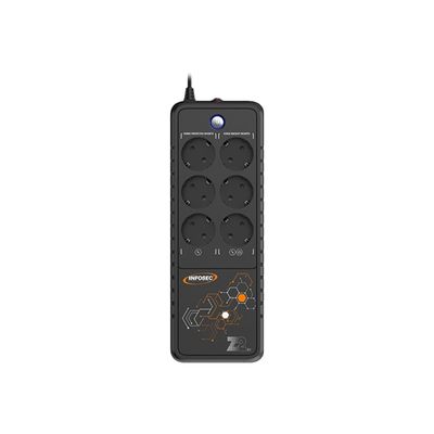 3700085660850-INFOSEC Z2 EX 550 - onduleur 6 prises - 550 VA-Avant-0