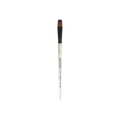 5011386081328-Daler-Rowney Graduate - Pinceau lavis plat n°1/2 - poil synthétique-Angle gauche-0
